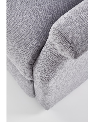 Fotel rozkładany DOMI M z funkcją masażu popielaty