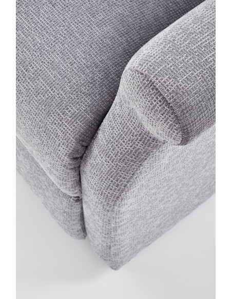 Fotel rozkładany DOMI M z funkcją masażu popielaty