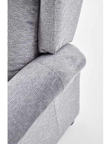 Fotel rozkładany DOMI M z funkcją masażu popielaty