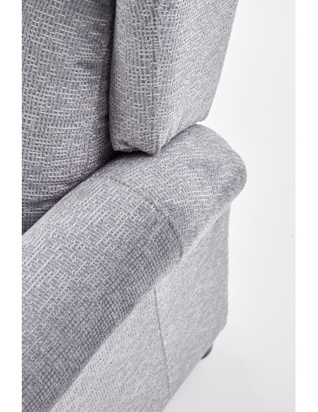 Fotel rozkładany DOMI M z funkcją masażu popielaty