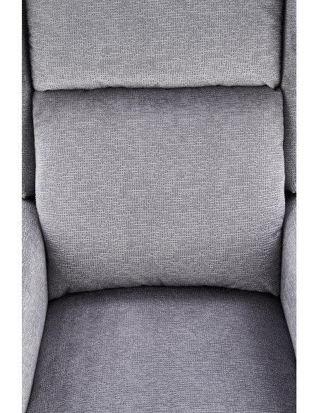 Fotel rozkładany DOMI M z funkcją masażu popielaty