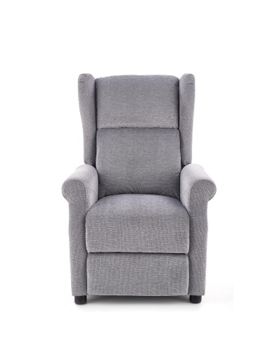 Fotel rozkładany DOMI M z funkcją masażu popielaty