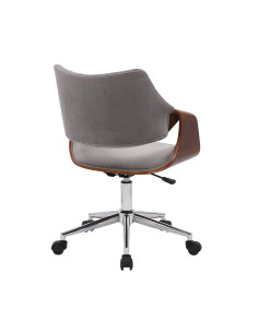 COLT Fotel Gabinetowy Pikowany Velvet Popielaty, Mechanizm Podstawowy 2