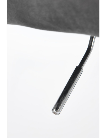 FRESCO Fotel Młodzieżowy Velvet Popielaty - Komfort dla Młodych