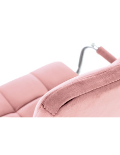 GONZO 4 Fotel Młodzieżowy Velvet Różowy - Różowa Elegancja i Komfort 2