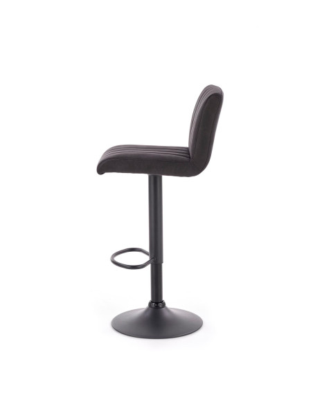 H89 Hoker Popiel/Czarny, Eco Skóra, Regulowana Wysokość