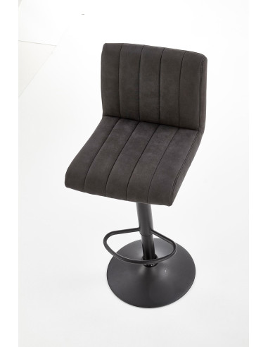 H89 Hoker Popiel/Czarny, Eco Skóra, Regulowana Wysokość