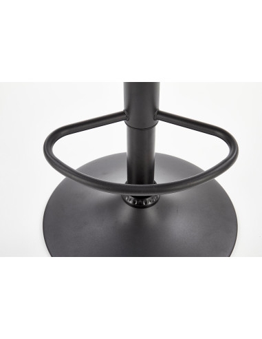 H89 Hoker Popiel/Czarny, Eco Skóra, Regulowana Wysokość