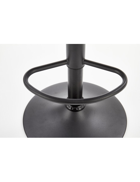 H89 Hoker Popiel/Czarny, Eco Skóra, Regulowana Wysokość