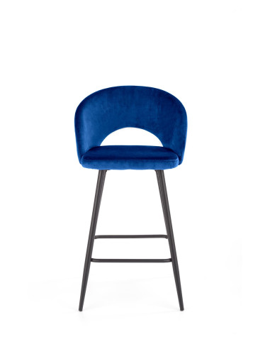 H96 Hoker Velvet Granatowy - Granatowa Elegancja przy Barze