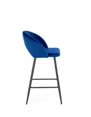 H96 Hoker Velvet Granatowy - Granatowa Elegancja przy Barze