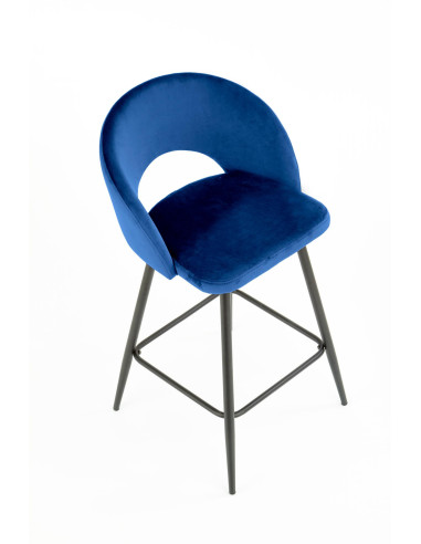 H96 Hoker Velvet Granatowy - Granatowa Elegancja przy Barze