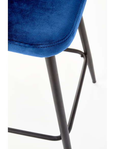 H96 Hoker Velvet Granatowy - Granatowa Elegancja przy Barze