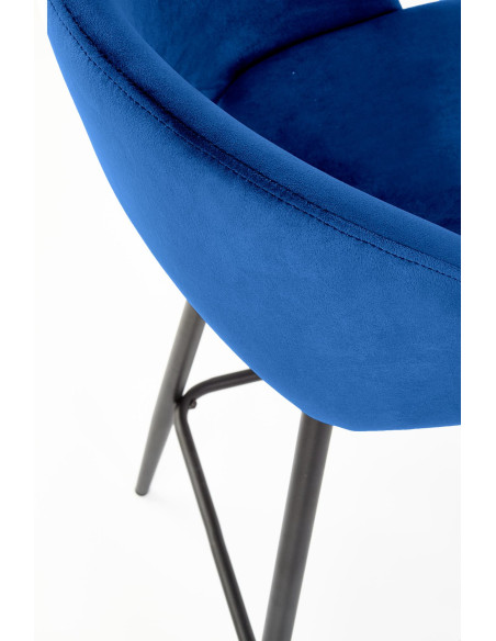 H96 Hoker Velvet Granatowy - Granatowa Elegancja przy Barze