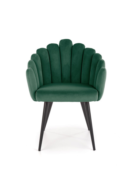 K410 Krzesło Velvet C.Zielone - Nowoczesna Elegancja w Jadalni