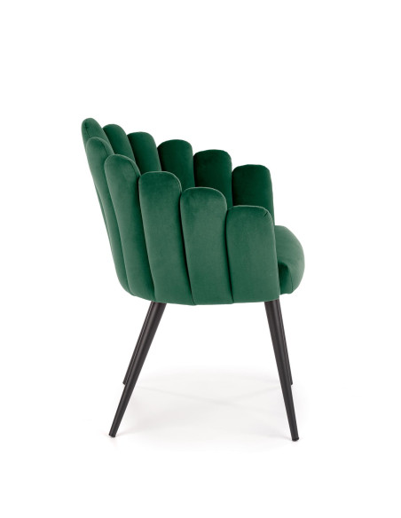 K410 Krzesło Velvet C.Zielone - Nowoczesna Elegancja w Jadalni