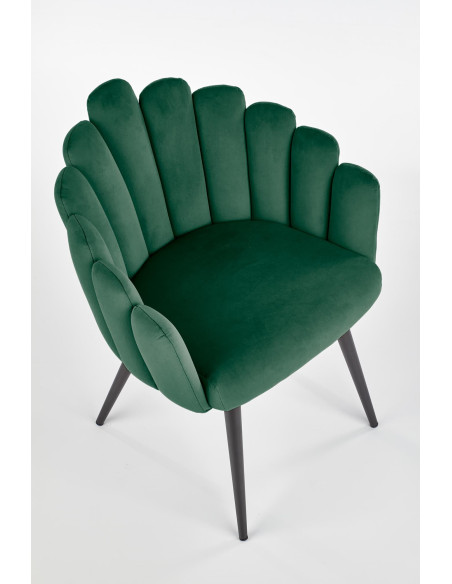 K410 Krzesło Velvet C.Zielone - Nowoczesna Elegancja w Jadalni