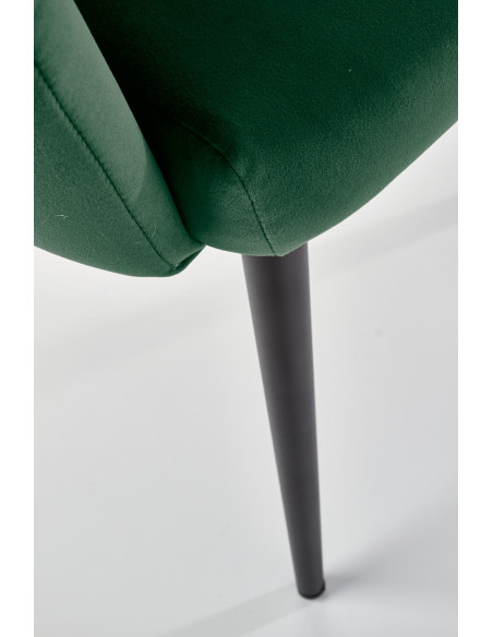 K410 Krzesło Velvet C.Zielone - Nowoczesna Elegancja w Jadalni