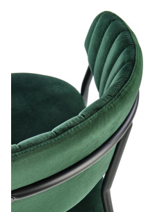 K426 Krzesło Velvet Ciemna Zieleń - Elegancja i Wygoda w Zasięgu Ręki 2