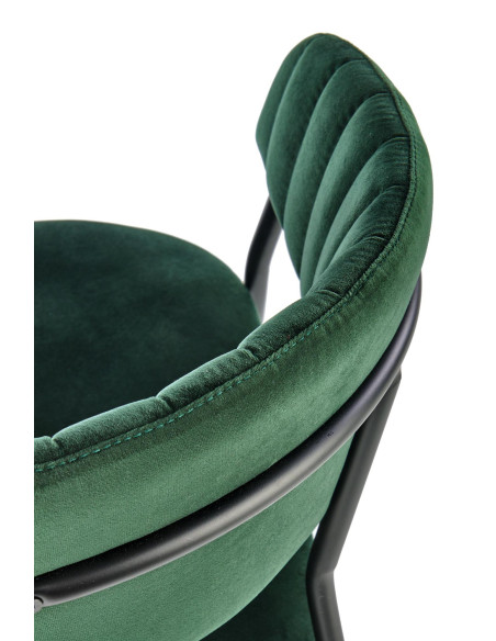K426 Krzesło Velvet Ciemna Zieleń - Elegancja i Wygoda w Zasięgu Ręki