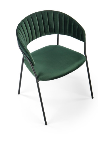 K426 Krzesło Velvet Ciemna Zieleń - Elegancja i Wygoda w Zasięgu Ręki