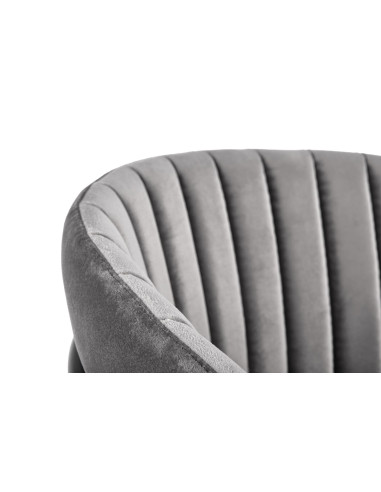 K426 Krzesło Velvet Popielate - Stylowa Elegancja i Komfort
