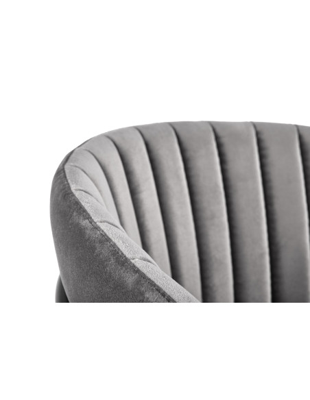 K426 Krzesło Velvet Popielate - Stylowa Elegancja i Komfort