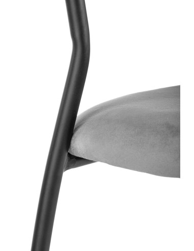 K426 Krzesło Velvet Popielate - Stylowa Elegancja i Komfort