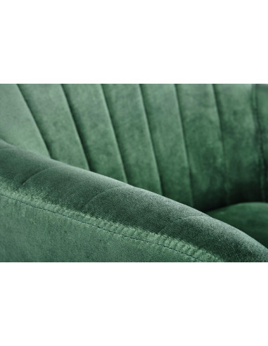 K429 Krzesło Velvet Ciemna Zieleń - Wygoda w Nowoczesnej Odsłonie