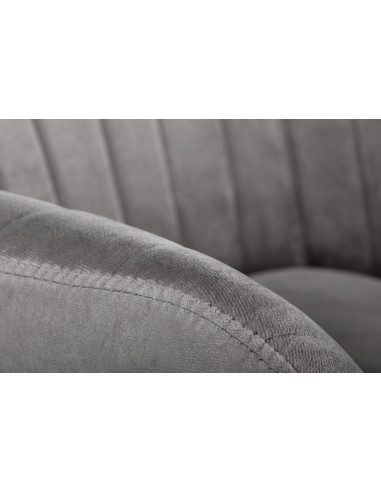 K429 Krzesło Velvet Popielate - Nowoczesność i Subtelny Styl