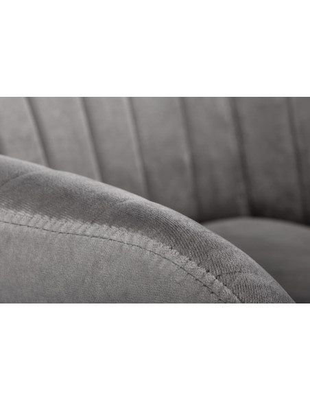 K429 Krzesło Velvet Popielate - Nowoczesność i Subtelny Styl