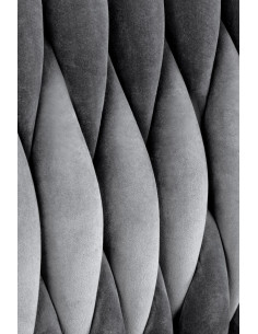 K436 Krzesło Popielate Velvet / Złote Nogi - Elegancja i Prestiż 2