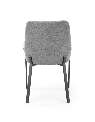 K439 krzesło przód - ciemny popiel, tył - popielaty