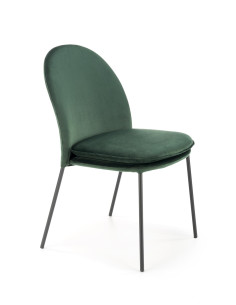 K443 Krzesło Ciemno Zielone Velvet - Elegancja i Komfort