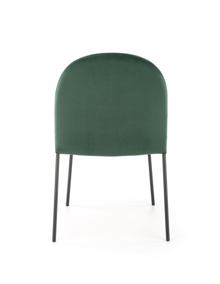 K443 Krzesło Ciemno Zielone Velvet - Elegancja i Komfort