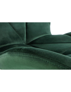 K453 Krzesło Pikowane Velvet Ciemna Zieleń - Natura w Domowym Zakątku 2