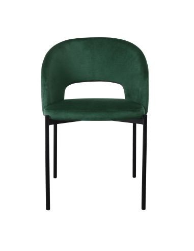 K455 Krzesło Velvet Ciemna Zieleń - Głębia Koloru i Nowoczesność