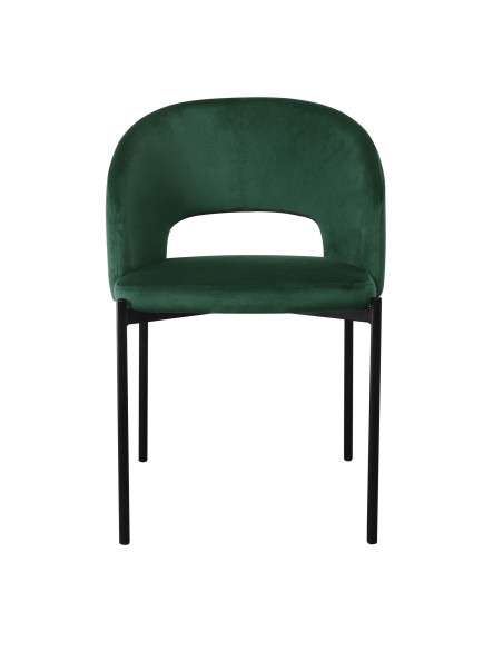 K455 Krzesło Velvet Ciemna Zieleń - Głębia Koloru i Nowoczesność