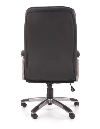 PRESTON Fotel Gabinetowy Czarny Ecoskóra - Komfort i Nowoczesność