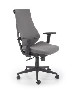 RUBIO Fotel Gabinetowy Popielaty/Czarny - Nowoczesność i Komfort Pracy