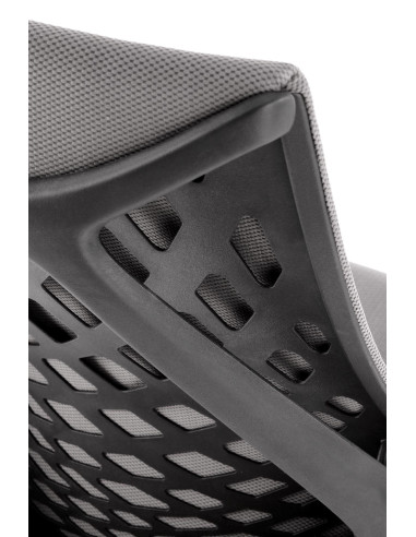 Fotel gabinetowy ESTREMO popielaty/czarny