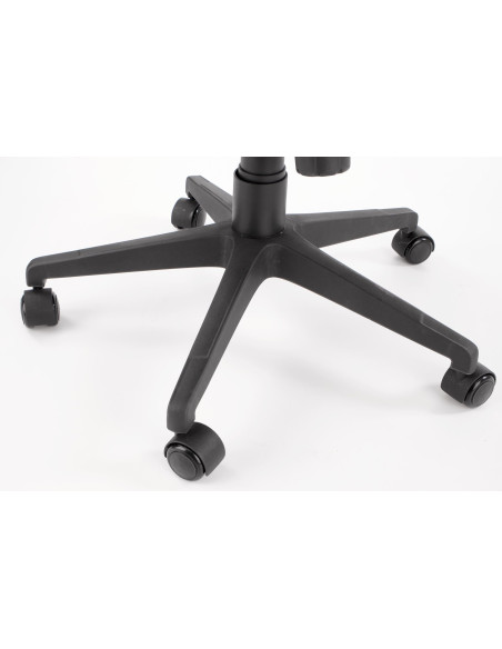 Fotel gabinetowy ESTREMO popielaty/czarny