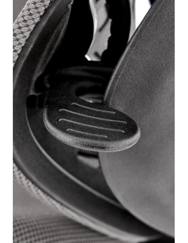 Fotel gabinetowy ESTREMO popielaty/czarny