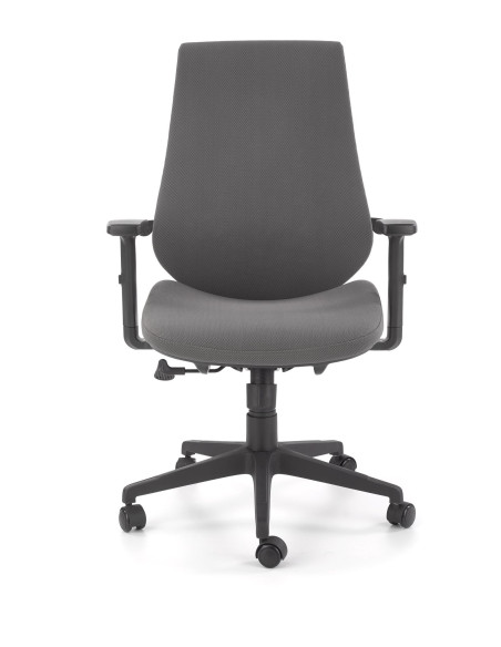 Fotel gabinetowy ESTREMO popielaty/czarny