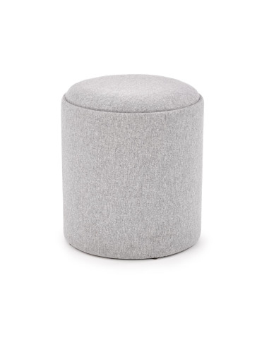 Zestaw 2 puf z pojemnikiem KAVI , jasny popiel