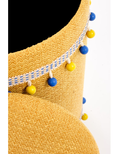 GRADO Zestaw 2 Puf Żółty - Słoneczna Energia i Praktyczność