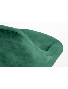 H102 Hoker Velvet Ciemna Zieleń - Regulowana Wysokość - Głęboki Kolor 2