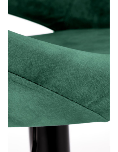 H102 Hoker Velvet Ciemna Zieleń - Regulowana Wysokość - Głęboki Kolor