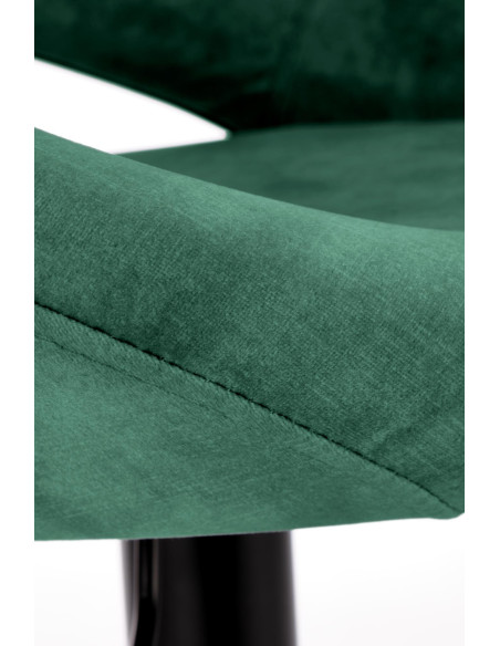H102 Hoker Velvet Ciemna Zieleń - Regulowana Wysokość - Głęboki Kolor