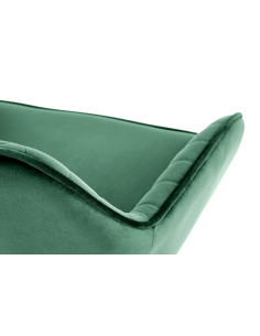 H103 Hoker Pikowany Velvet Ciemna Zieleń - Regulowana Wysokość - Wygoda 2